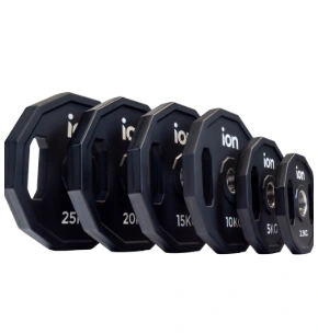 Disco Olímpico Doble Agarre Uretano ION fitness