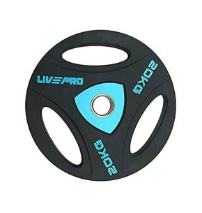 Disco olímpico de entrenamiento uretano LIVEPRO (Peso: 20kg)