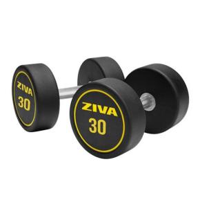 Mancuernas redondas goma Ziva Performance (par) (Peso: 30kg)