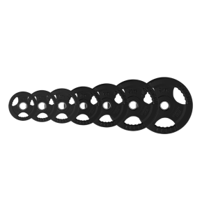 Discos de pesas olímpicas tri-grip ION Fitness