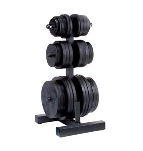  Body-Solid Soporte de discos olímpicos WT46 KM0
