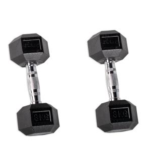 Mancuernas hexagonales O'live (Par) (Peso: 8kg)
