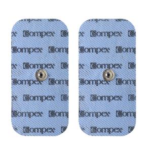 Compex 2 Electrodos de 1 snap 5x10cm bolsa 2 uds