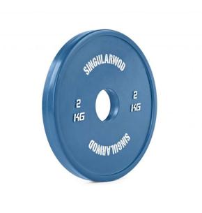 Disco olímpico fraccional Training Singular WOD Color (Peso: 2kg)