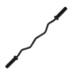 Barra Z Curl Olímpica Body-Solid Negra 120cm