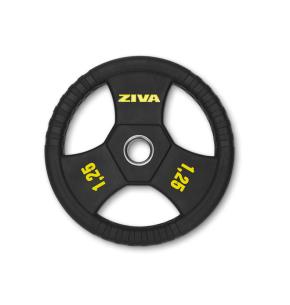 Disco olímpico acero Ziva Performance Negro/Amarillo