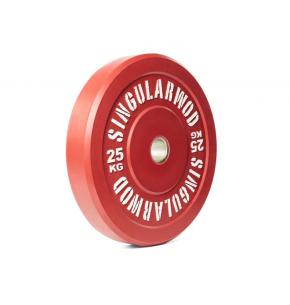 Disco olímpico Bumper Training Singular WOD Color (Peso: 25kg)