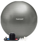 Gymball Tunturi 90cm Plata Antipinchazos