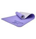 Esterilla de Yoga Reebok Doble Cara - 6mm (Color: Morada)