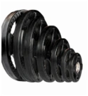Set Discos Olimpicos 4 Agarres Caucho (Peso: 200kg)