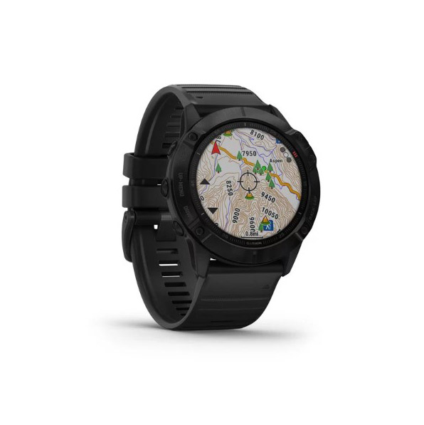 Garmin fenix 6X PRO negro con correa negra