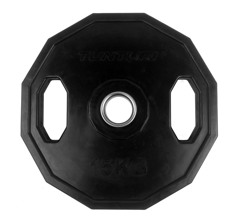 Discos Olimpicos  Olympic Rubber Plates - 15kg Unidade