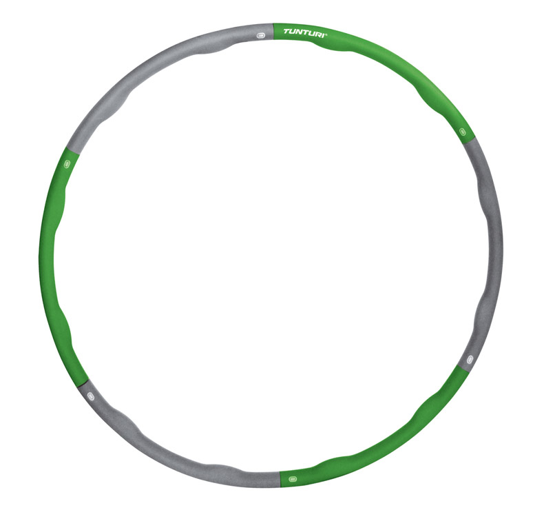 Hula Hoop Lastrado Tunturi 1.2kg Verde