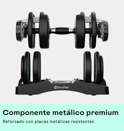 Mancuerna metalica premium bowflex